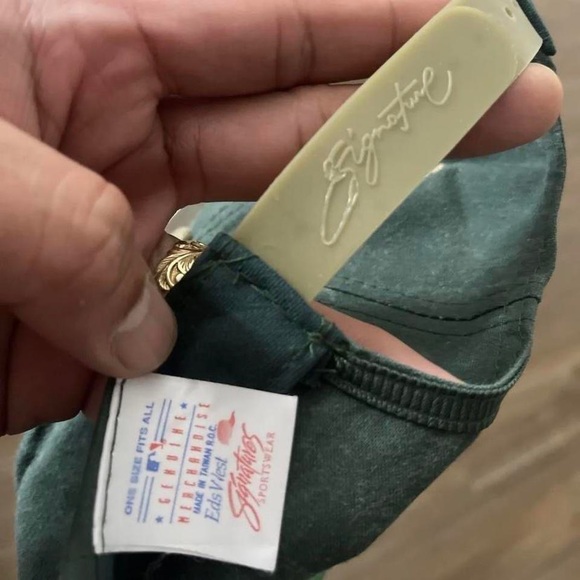 VTG 90s Oakland Athletics MLB Signatures Adjustable Snapback Cap Hat OSFA - Picture 2 of 3